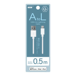 USB-A to Lightningケーブル