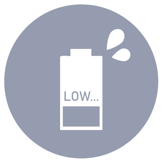 充電速度が低下する